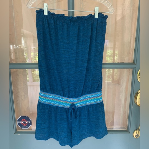 Lucky Brand Blue Bathing Suit Coverup Size XS-S - Picture 3 of 12